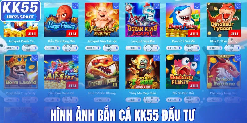 Hình ảnh bắn cá đầu tư kỹ lưỡng tại KK55